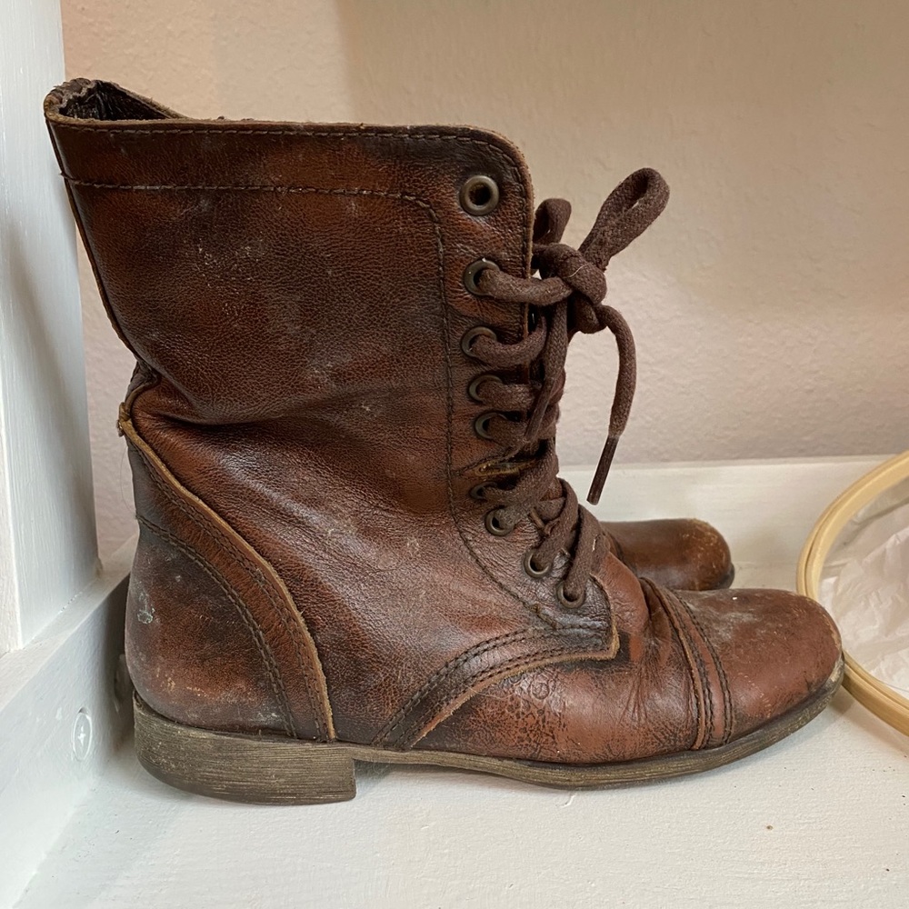 Steve Madden combat boots